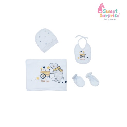 Yenidoğan Yıldızlı Ayıcık Hastane Çıkış Seti 10'lu