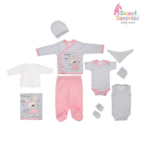 Yenidoğan Uyku Tavsani Hastane Çıkış Seti 10'lu