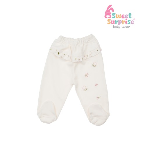 Yenidoğan Fırfırlı Bahar Çiçekleri Zıbın Set 5'li