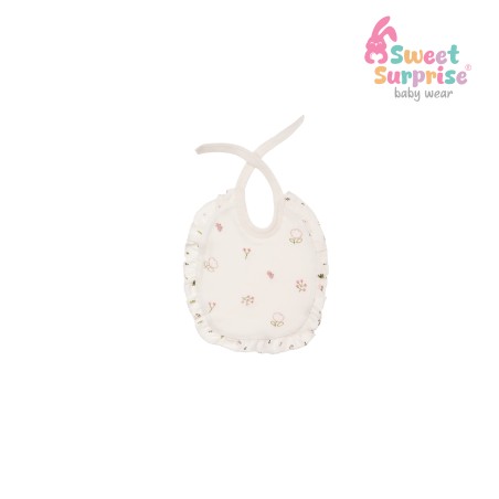 Yenidoğan Fırfırlı Bahar Çiçekleri Zıbın Set 5'li