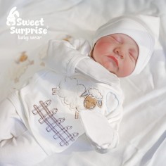 Yenidoğan Uyuyan Kuzular Hastane Çıkış Seti 10'lu