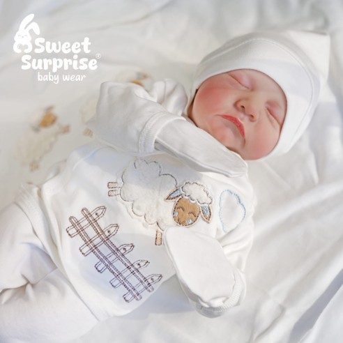 Yenidoğan Uyuyan Kuzular Hastane Çıkış Seti 10'lu