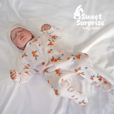 Yenidoğan Organik Tatlı Mandalina Tulum ve Şapka Hastane...