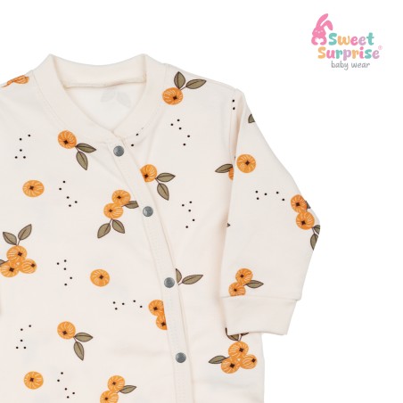 Yenidoğan Organik Tatlı Mandalina Tulum ve Şapka Hastane Çıkışı