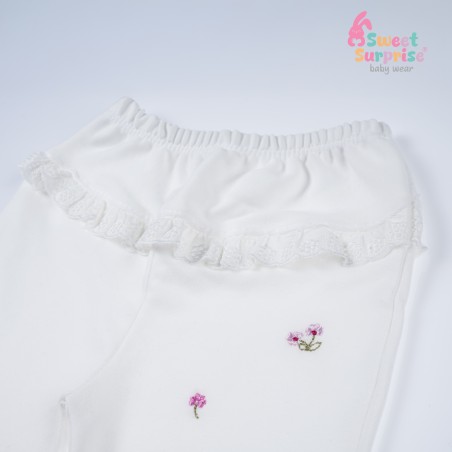 Yenidoğan Nakışlı Mutlu Çiçekler Hastane Çıkış Seti 10'lu