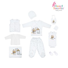 Yenidoğan Yıldızlı Ayıcık Hastane Çıkış Seti 10'lu