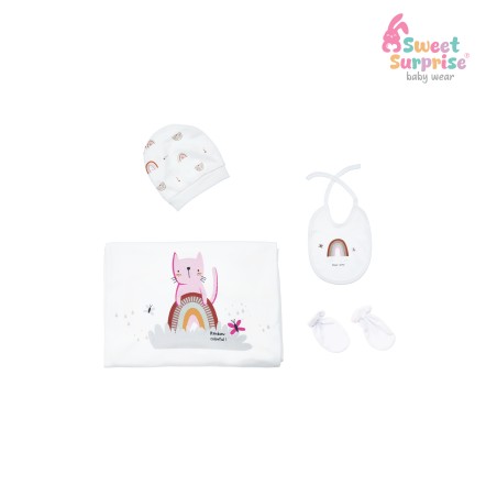 Yenidoğan Gökkuşağı Kedisi Hastane Çıkış Seti 10'lu