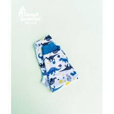 Sevimli Dinozor Mavi 2'li Pijama Takımı 2