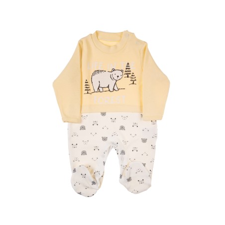 Yenidoğan Kutup Ayısı Sarı Hastane Çıkış Seti 10'lu