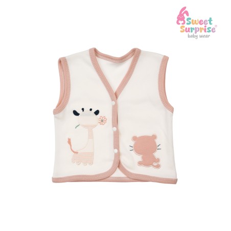 Yenidoğan Sevimli Kedi ve Zürafa Hastane Çıkış Seti 10'lu