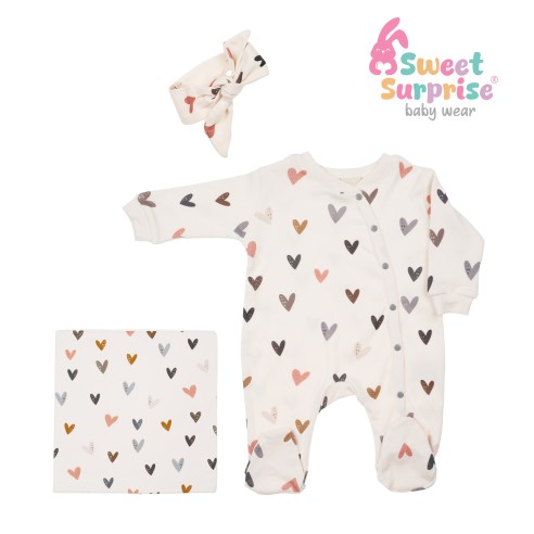 Minik Kalpler Tulum, Bandana, Battaniye 3'lü Takım