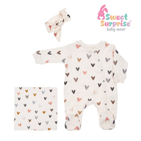 Minik Kalpler Tulum, Bandana, Battaniye 3'lü Takım