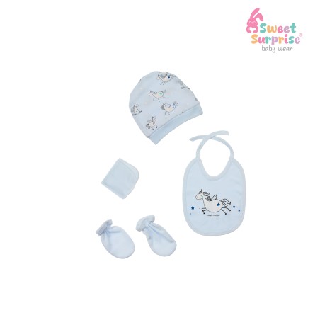 Yenidoğan Mutlu Unicorn Hastane Çıkış Seti 10'lu